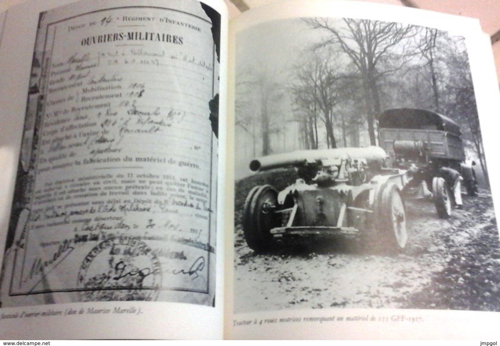 Renault Usines de Guerre 1914-1918 Chars d'Assaut Véhicules Blindés Moteurs Tracteurs Gilbert Hatry 1978