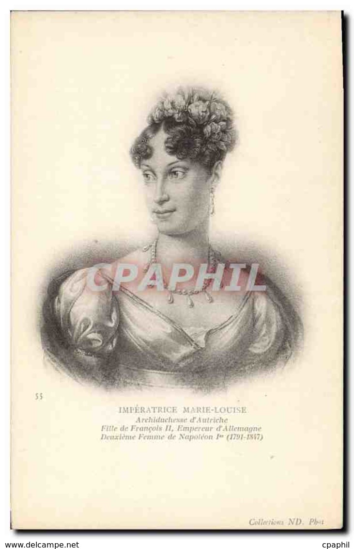 CPA Imperatrice Marie Louise Archiduchesse D&#39Autriche Napoleon 1er - Histoire