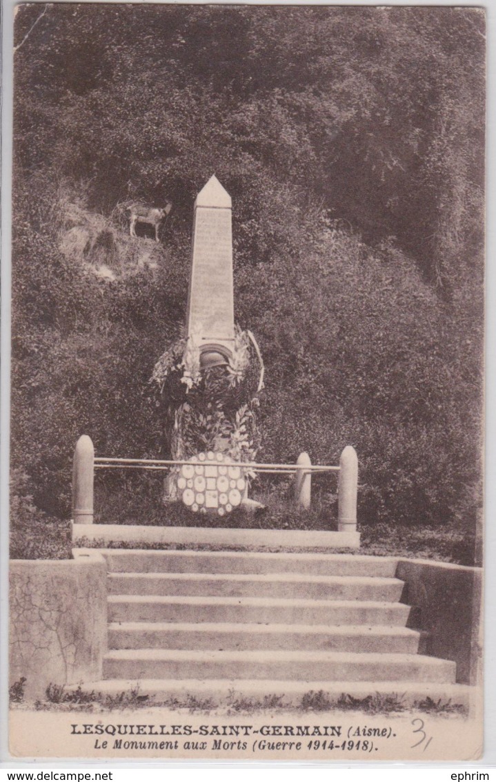 Lesquielles-Saint-Germain (Aisne) - Le Monument Aux Morts - Autres & Non Classés