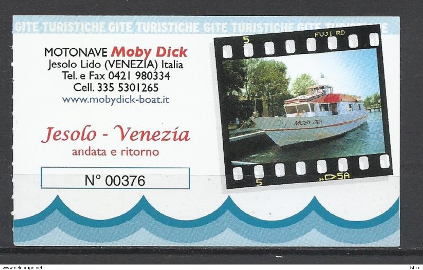 Italy, Jesolo-Venezia, Andata E Ritorno, Motonave Moby Dick, 2019. - Europa