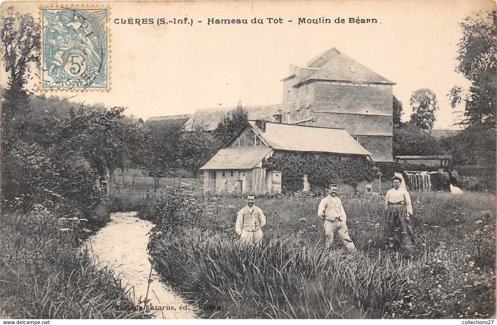 76-CLERES- HAMEAU DE TOT, MOULIN DE BEARN - Clères