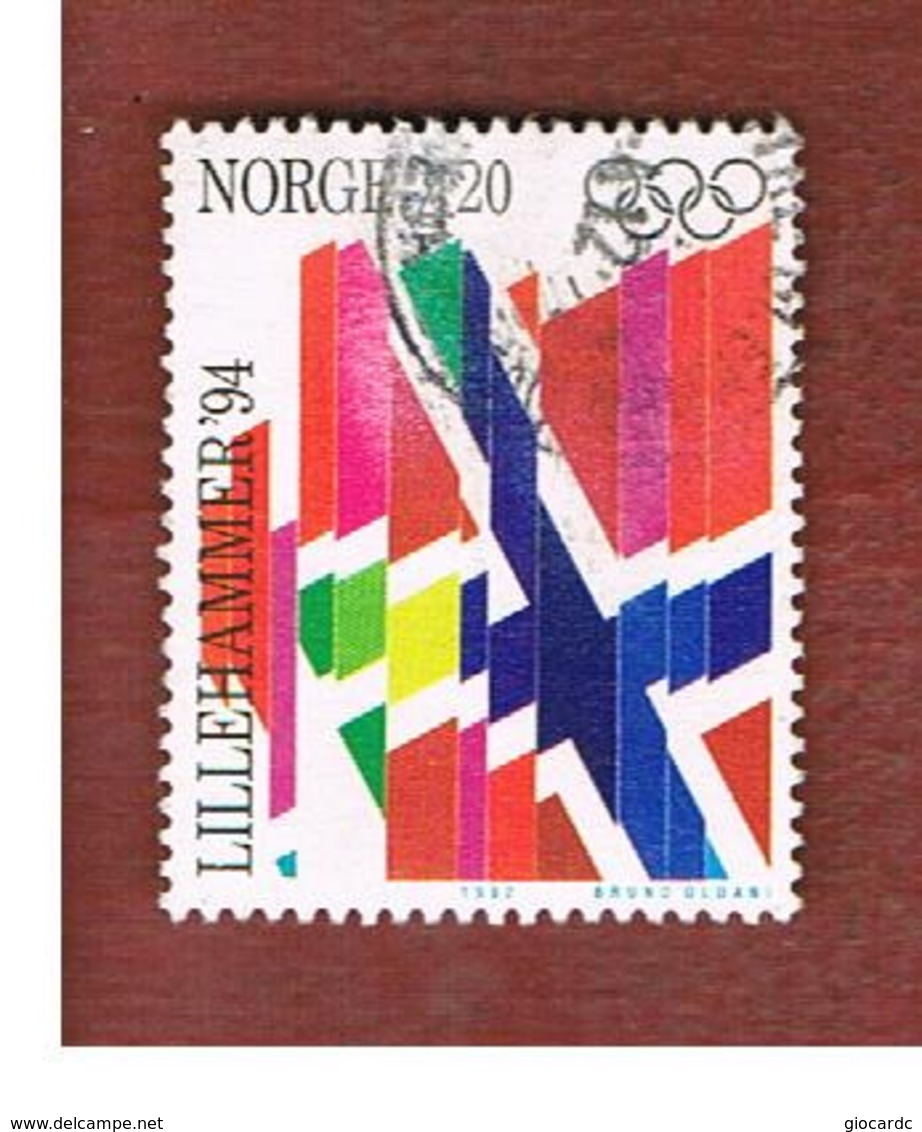 NORVEGIA (NORWAY) -   SG 1151  - 1992 WINTER OLYMPIC GAMES        - USED ° - Usati