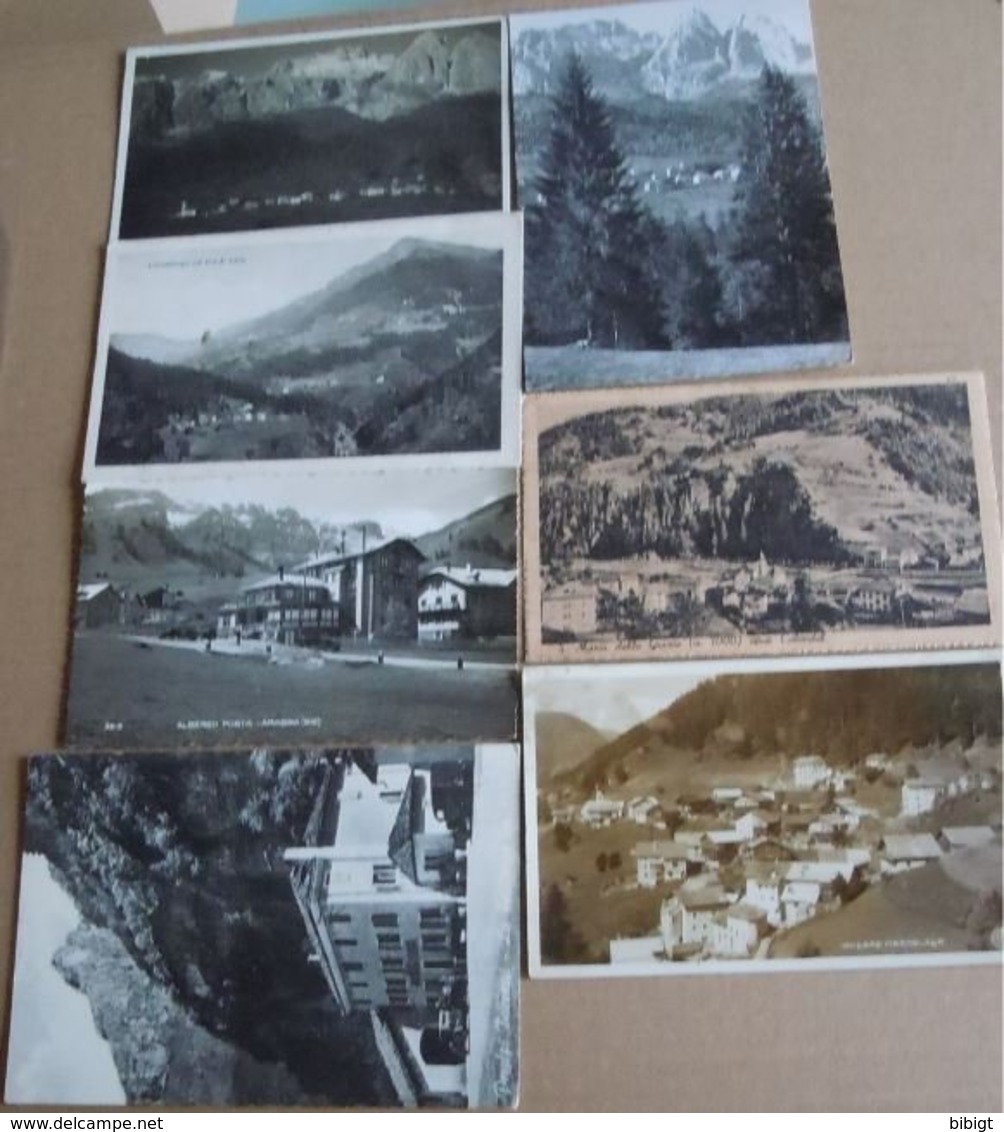 AGORDINO ARABBA ANDRAZ FRASSENE LIVINALLONGO 7 CARTOLINE  1925 1927 45 - Belluno