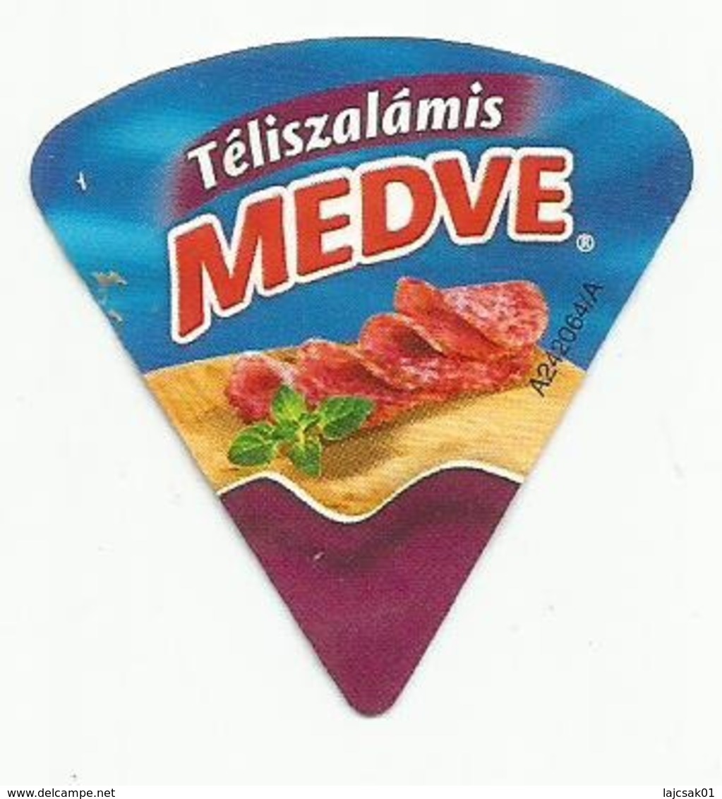 Hungary Hongrie Etiquette Fromage Portions étiquette Cheese Label MEDVE  Queso Kase Formaggio Sajt - Cheese