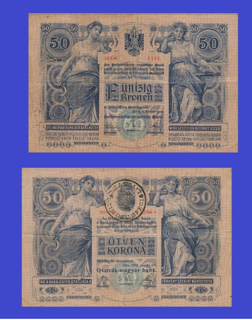 Romania 50 Kronen 1902 - Romania