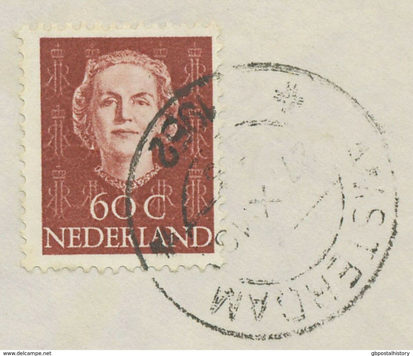 NETHERLANDS 1952 Rare Superb First Flight KLM "AMSTERDAM - SANTIAGO DE CHILE" - Poste Aérienne