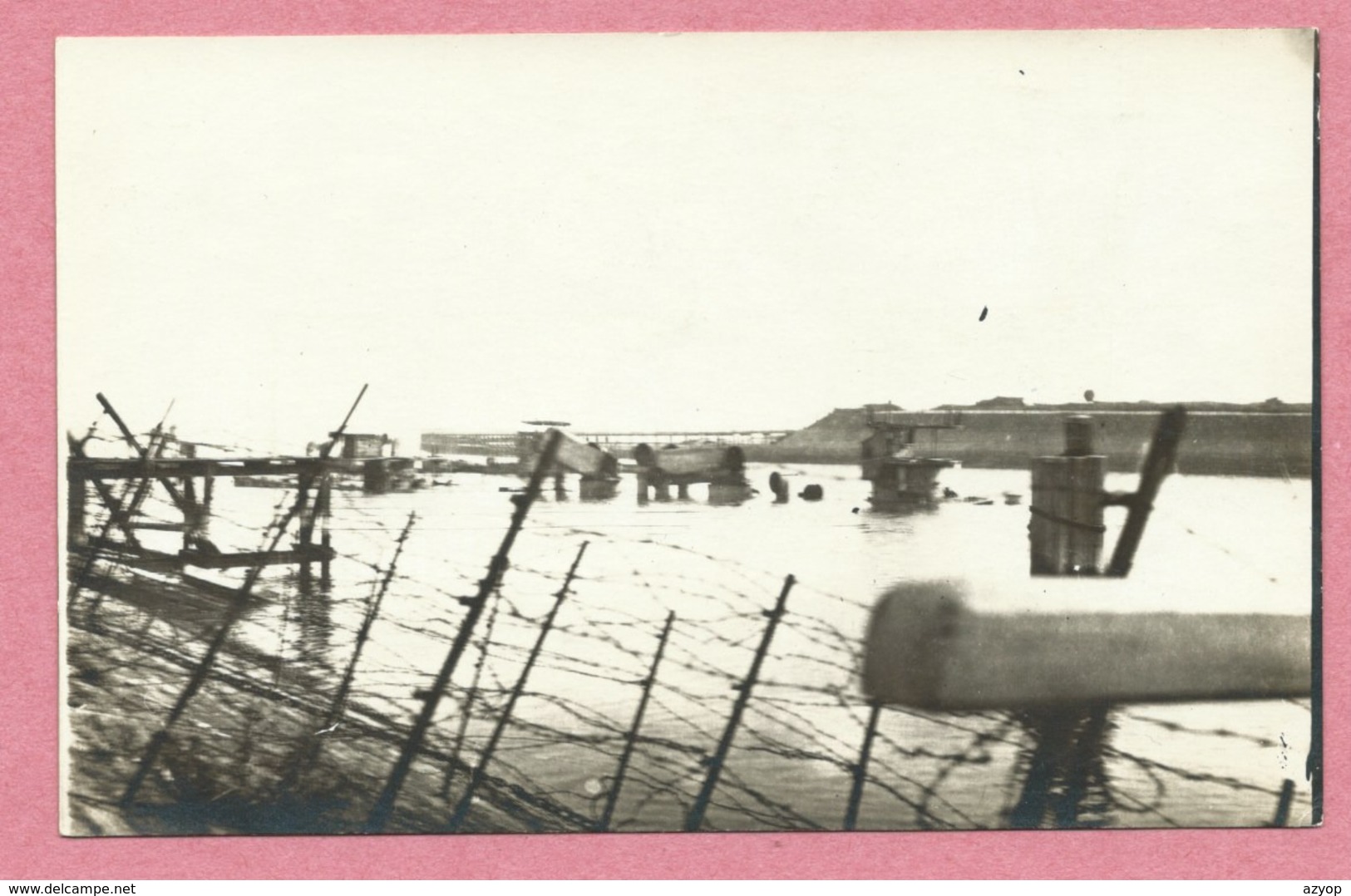 Belgique - ZEEBRUGGE - Carte Photo - Foto - Zerstörte Brücke - Pont Détruit - Guerre 14/18 - Zeebrugge