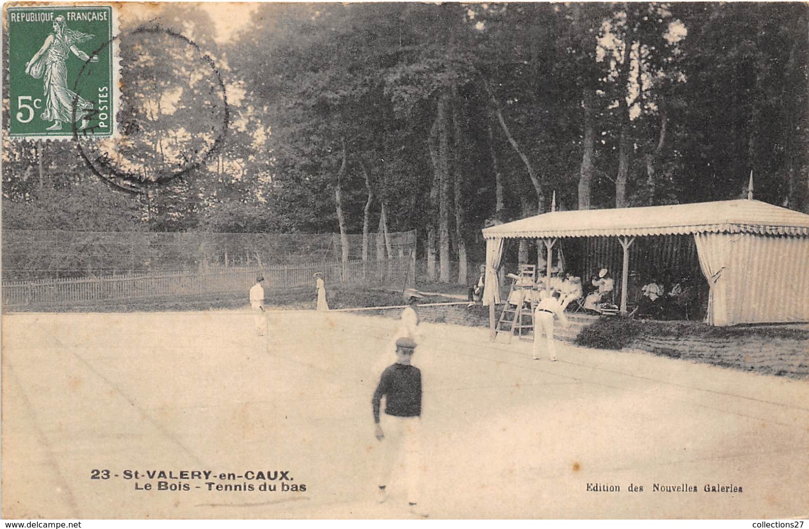 76-SAINT-VALERY-EN-CAUX- LE BOIS LE TENNIS DU BAS - Saint Valery En Caux