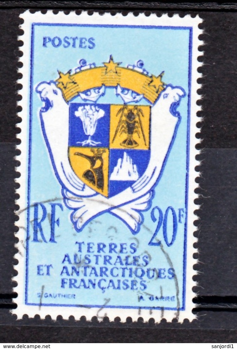 TAAF 15 Armoiries Oblitéré Used Cote 16 - Used Stamps