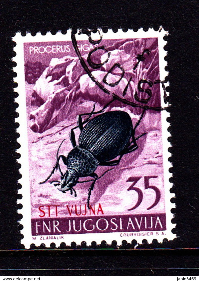 Trieste Zone B  SG B126 1954 Animals 35d Black And Purple,used - Gebraucht