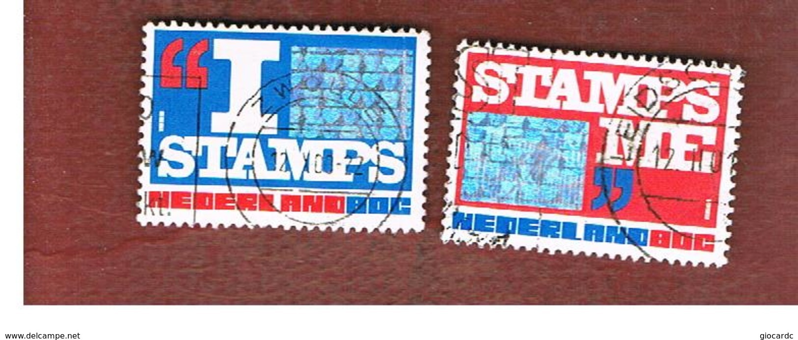 OLANDA (NETHERLANDS) - SG 1944.1945  - 1999 SURPRISE STAMPS: LOVE   (COMPLET SET OF 2)       -  USED - Usati