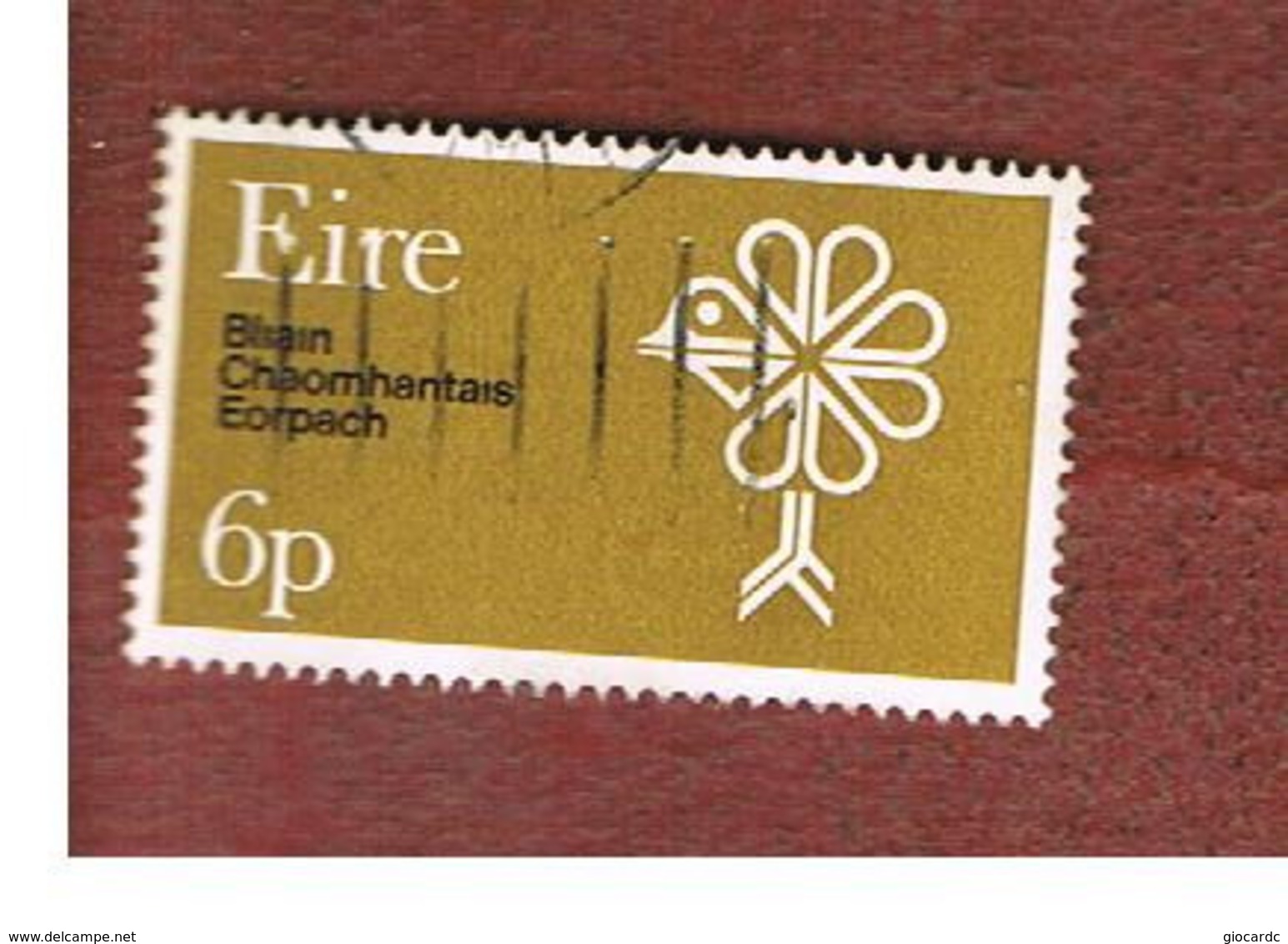 IRLANDA (IRELAND) -  SG 274  -    1970  EUROPEAN CONSERVATION YEAR     - USED - Usati