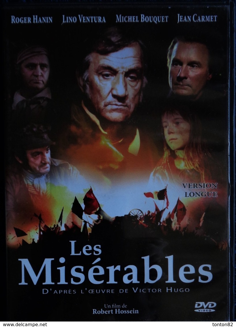 Les Misérables - De Robert Hossein - Lino Ventura - Michel Bouquet - Jean Carmet - ( Version Longue 3 H 40 ! ) . - Drame