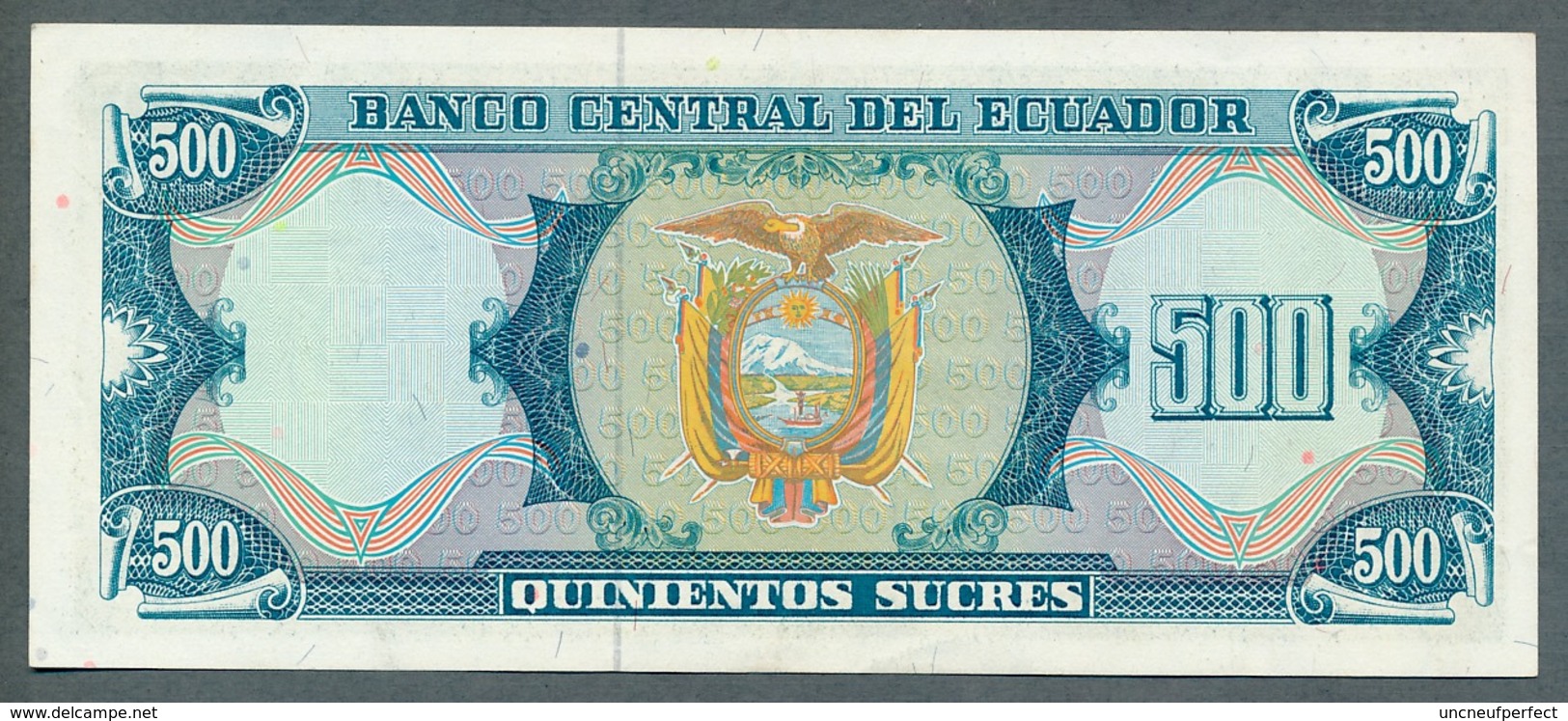 P 124a - 500 SUCRES - 08/06/1988 -  Série GZ UNC N° 02039182 - Ecuador