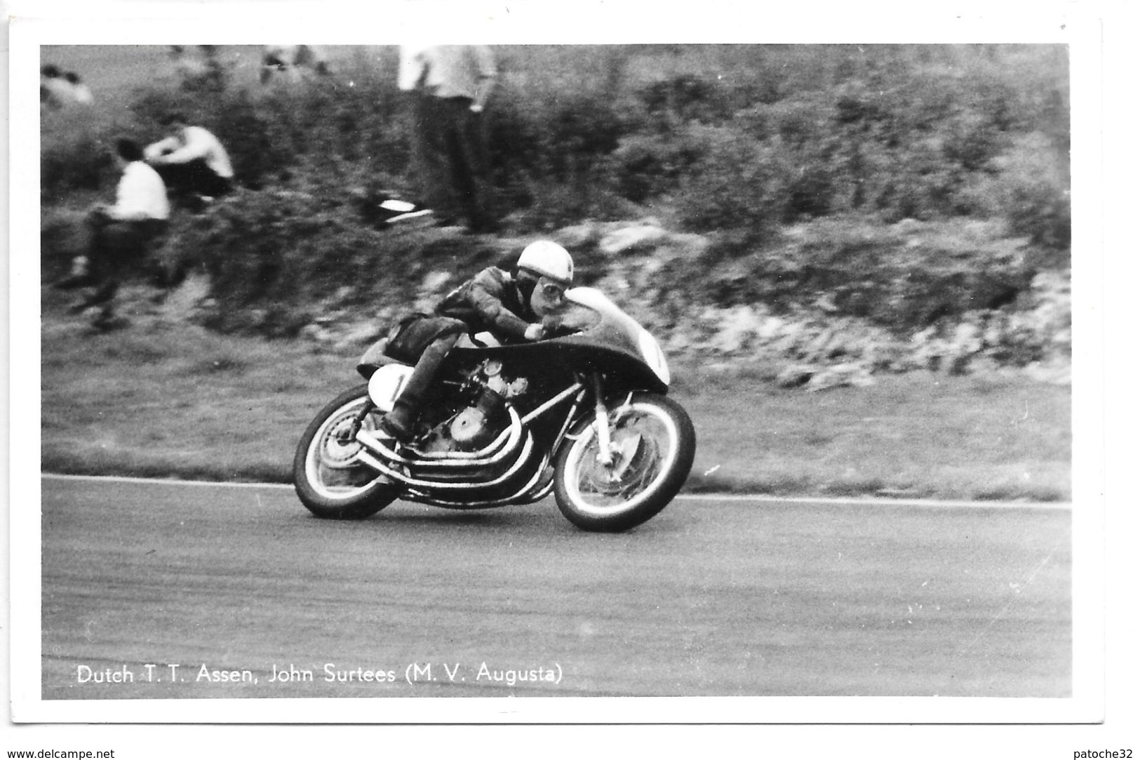 Carte-photo......Dutch T.T...Assen... John Surtees...(M.V Augusta)... - Sport Moto