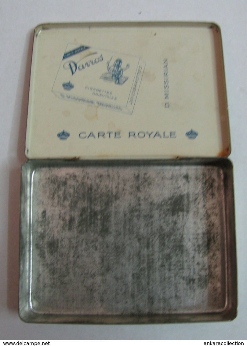 AC - CARTE ROYALE DAVROS D. MISSIRIAN CIGARETTE - TOBACCO EMPTY VINTAGE TIN BOX