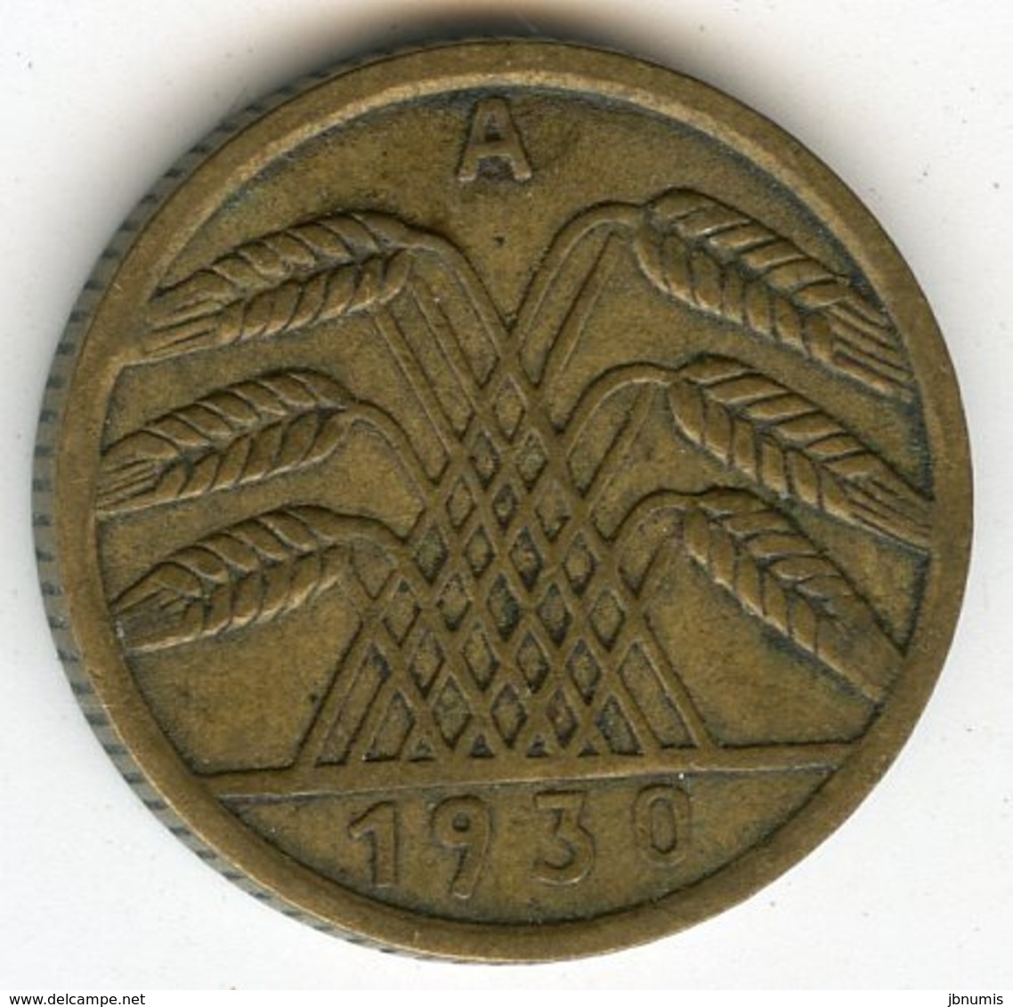 Allemagne Germany 5 Reichspfennig 1930 A J 316 KM 39 - 5 Rentenpfennig & 5 Reichspfennig