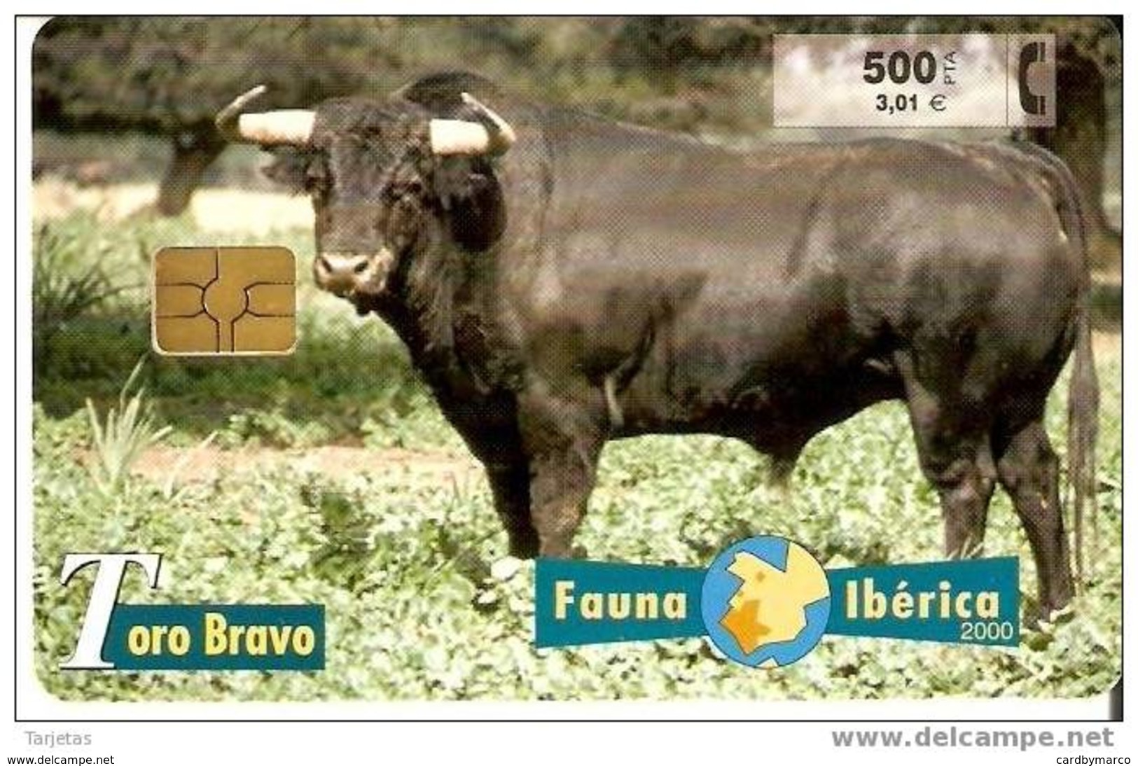 *SPAGNA - FAUNA IBERICA: TORO BRAVO* - Scheda Usata - Emissioni Di Base