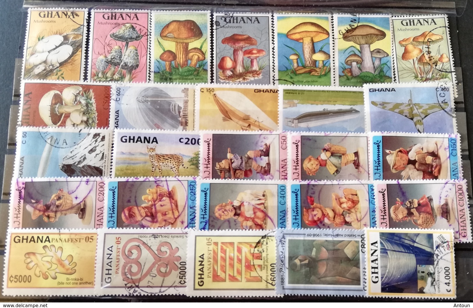 Ghana Mixed LOT USED  Postage Fee To Be Added On All Items - Ghana (1957-...)