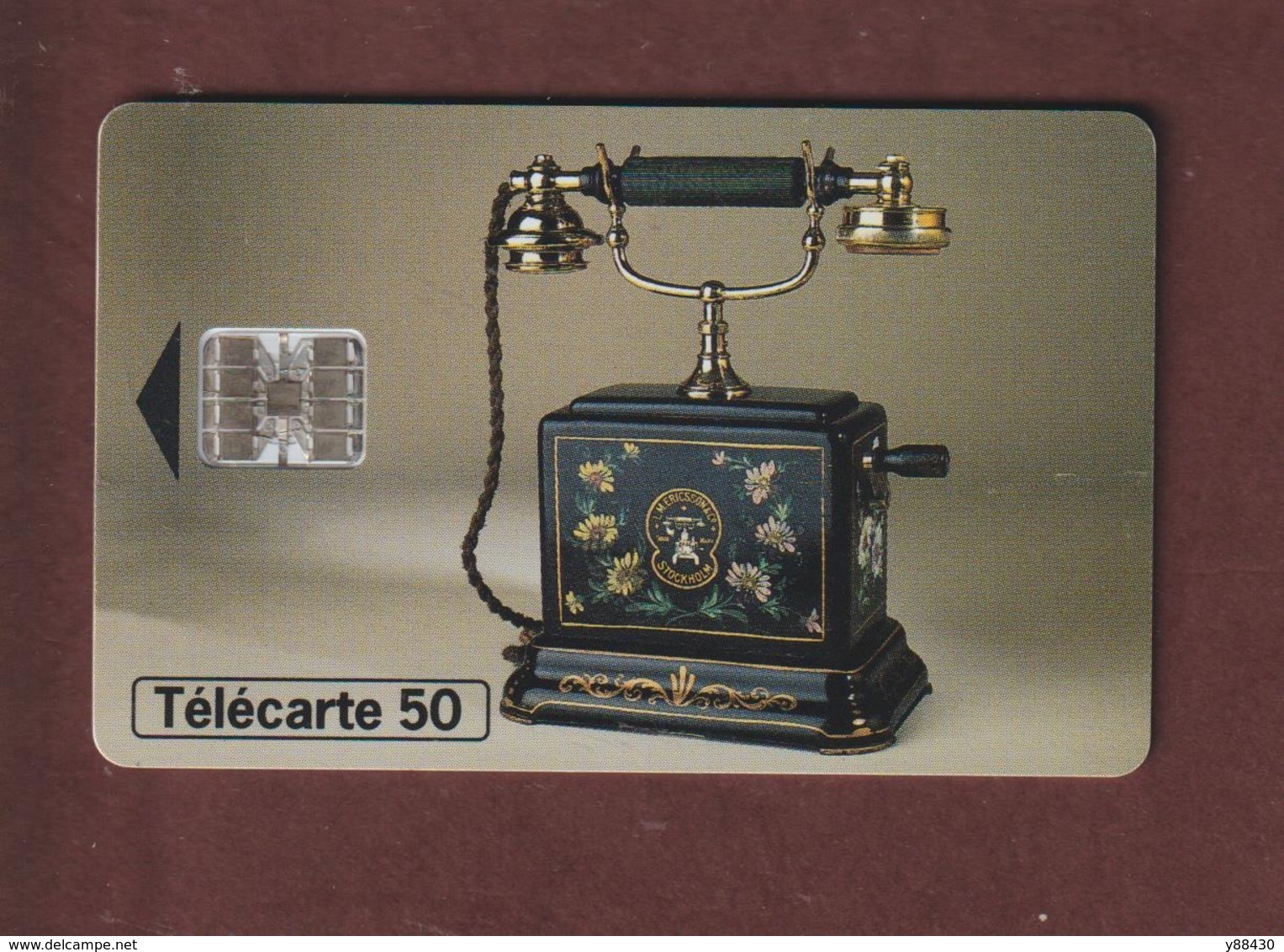 TELECARTE - Carte Téléphonique De 50 Unités - Téléphone Ericsson 1900  - 2 Scannes. - 50 Einheiten