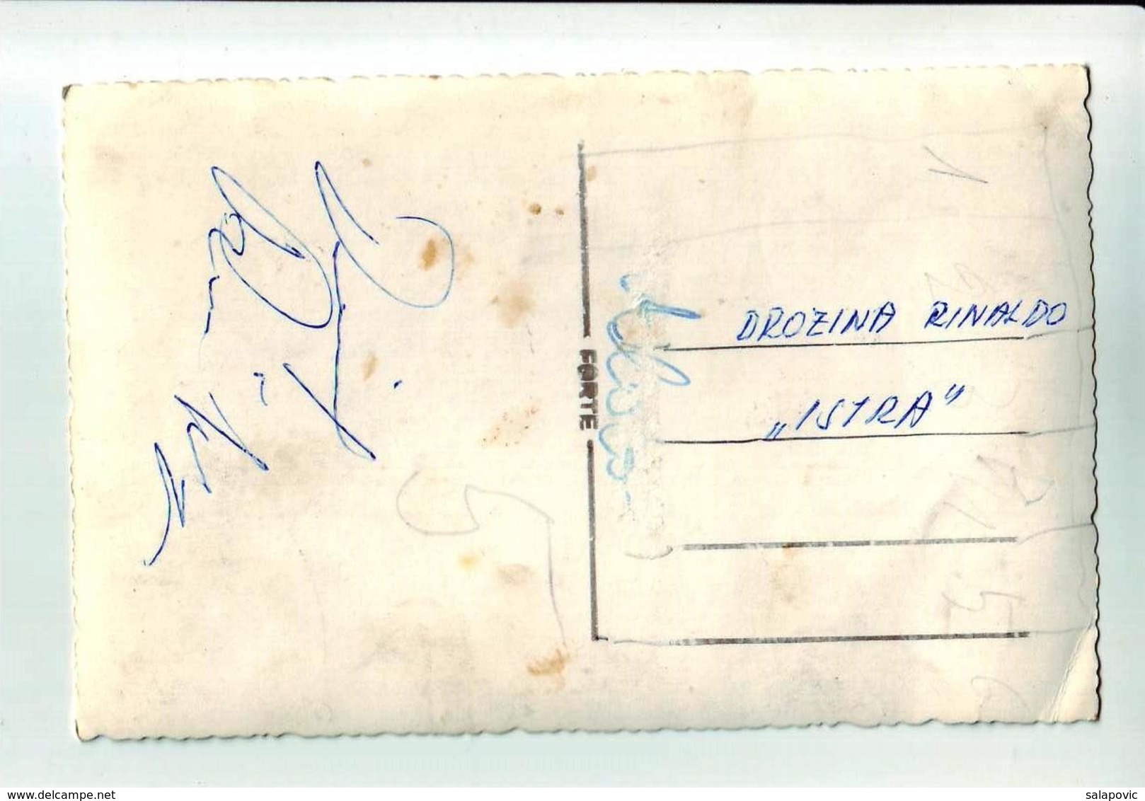 Aldo Drosina NK ISTRA  CALCIO FOOTBALL   ORIGINAL FOTO  Authograph SIGNATURE - Handtekening