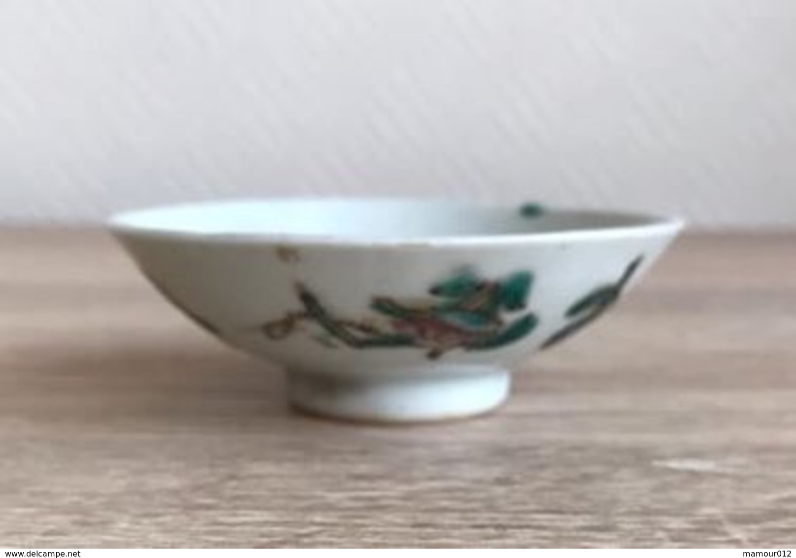 Ancien Pochon En Porcelaine De Chine - Estampillé - Aziatische Kunst