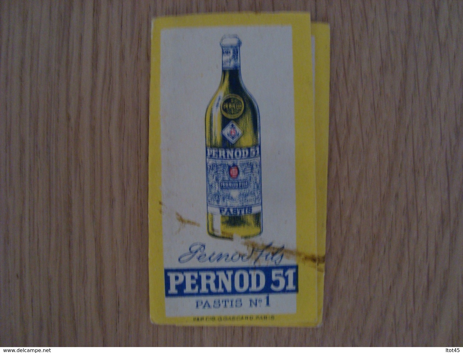 PAQUET ANCIEN DE FILTRES A CIGARETTES PERNOD 51 - Sonstige & Ohne Zuordnung