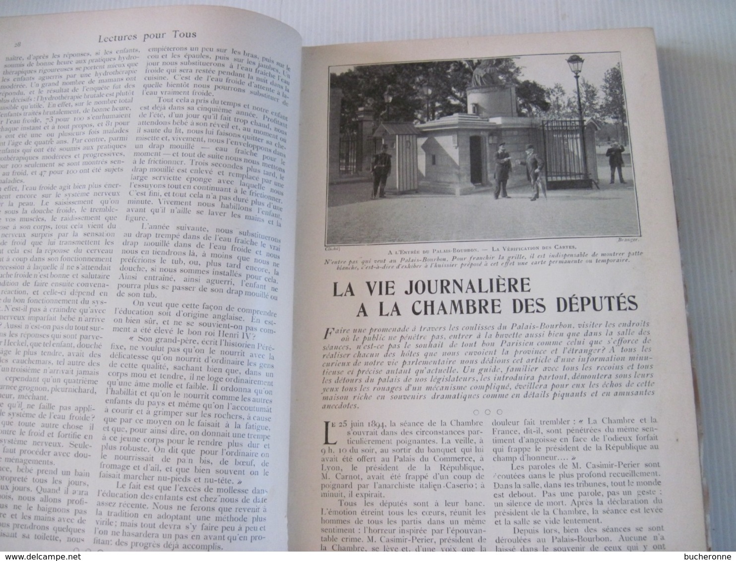 LECTURES POUR TOUS TOME XIII octobre 1904 commence a la page 5  dans l'état nombreus récits et  images