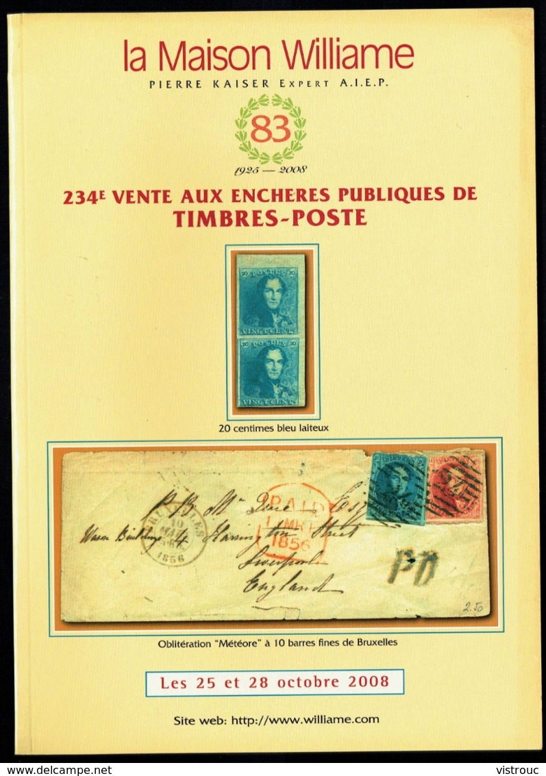 Maison WILLIAM - 234 E Vente Publique Des 25 Et 28 Octobre  2008. - Catalogues For Auction Houses