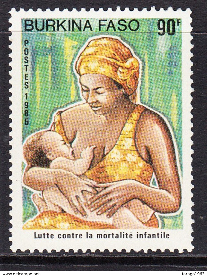 1985 Burkina Faso Infant Mortality Health Complete Set Of 1 MNH - Burkina Faso (1984-...)