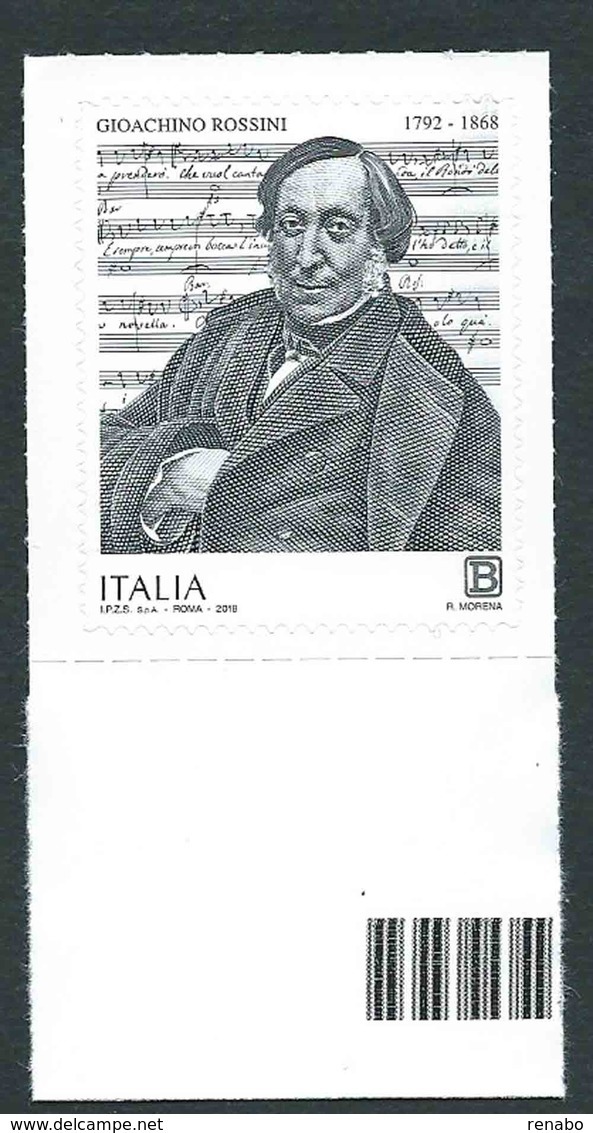 Italia, Italy, Italien 2018; Gioacchino Rossini, Composer Of Operas, Sacred Music, Songs, Chamber Music And Piano Pieces - Musique