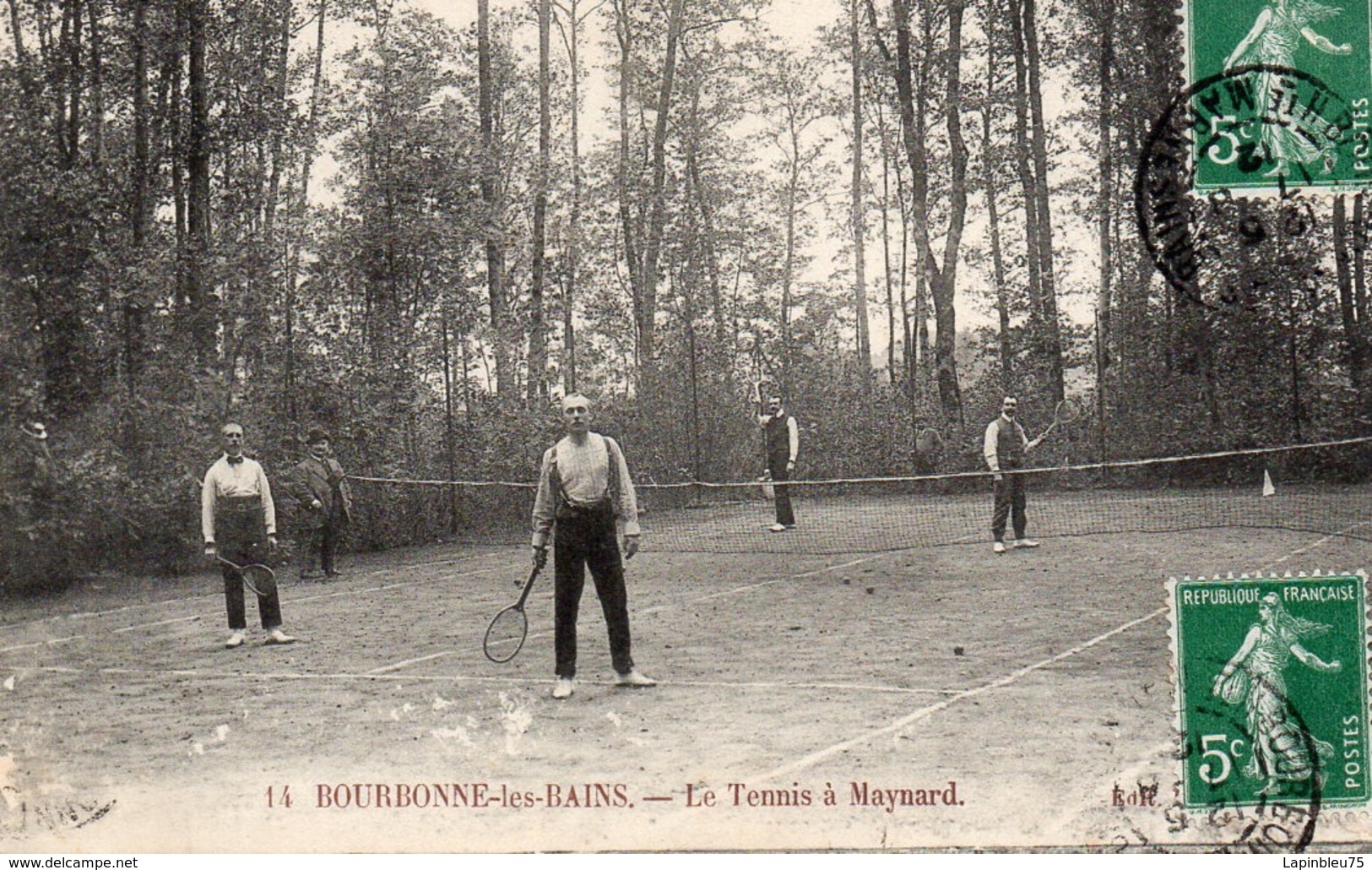 CP 52 Haute-Marne Bourbonne-les-Bains Le Tennis à Maynard - Bourbonne Les Bains