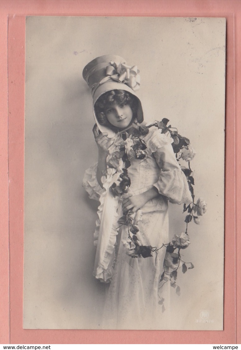 OLD PHOTO POSTCARD - CHILDREN - GIRL - FAMOUS GRETE REINWALD  (A) - Portraits