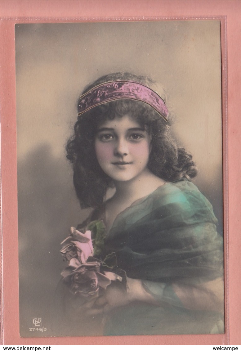 OLD PHOTO POSTCARD - CHILDREN - GIRL - FAMOUS GRETE REINWALD  (C) - Portraits