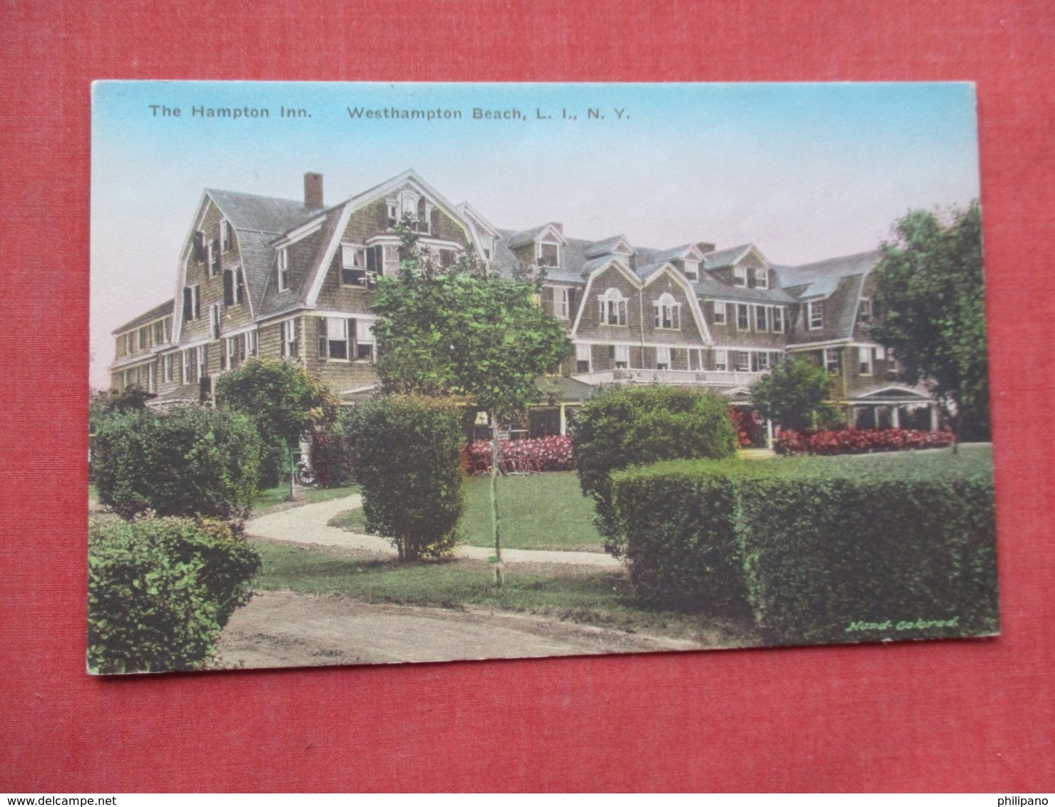 Hand Colored  The Hampton Inn Westhampton Beach   New York > Long Island   Ref 3634 - Long Island