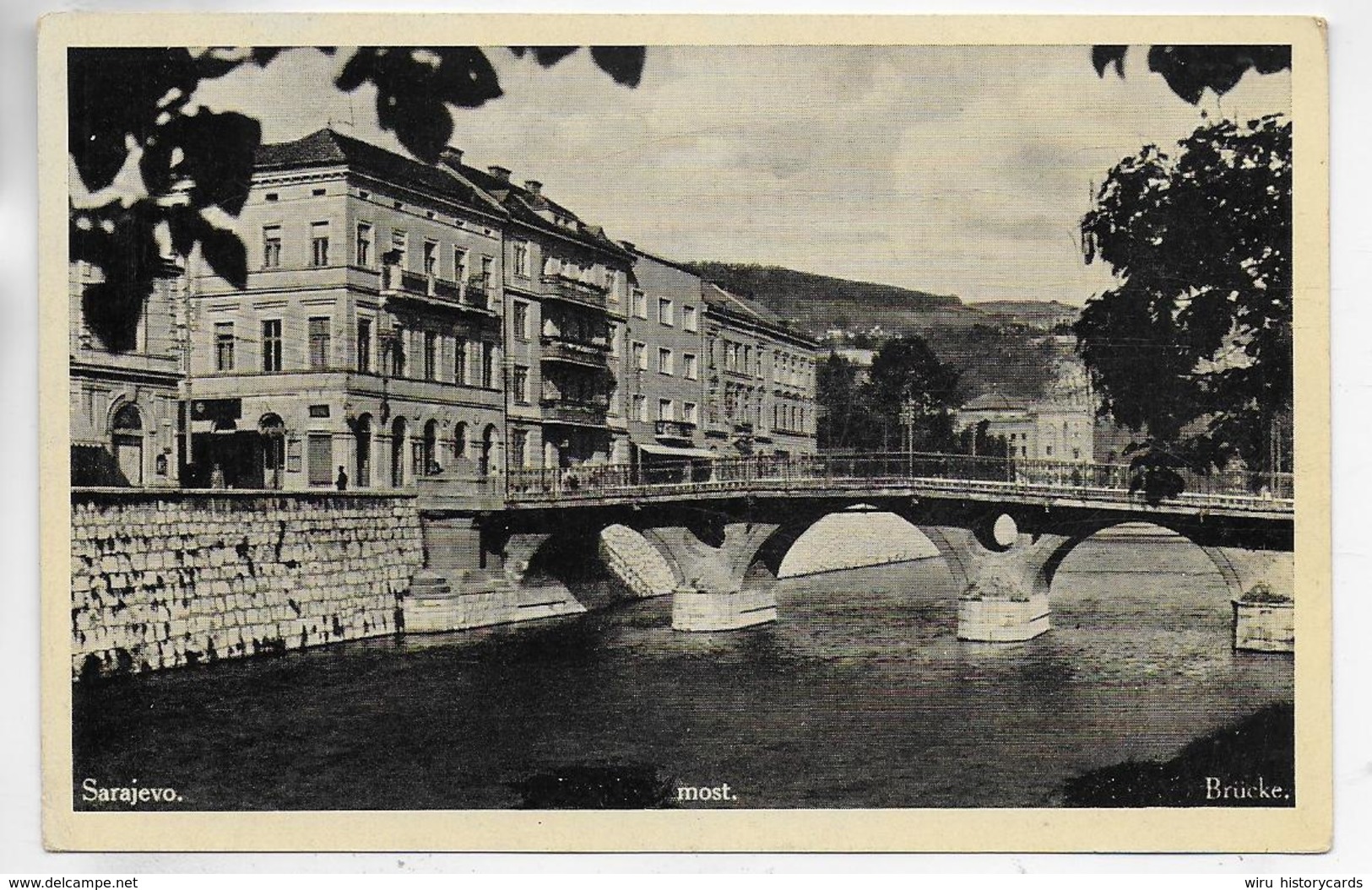 AK 0325  Sarajevo - Most ( Brücke ) Um 1941 - Bosnien-Herzegowina