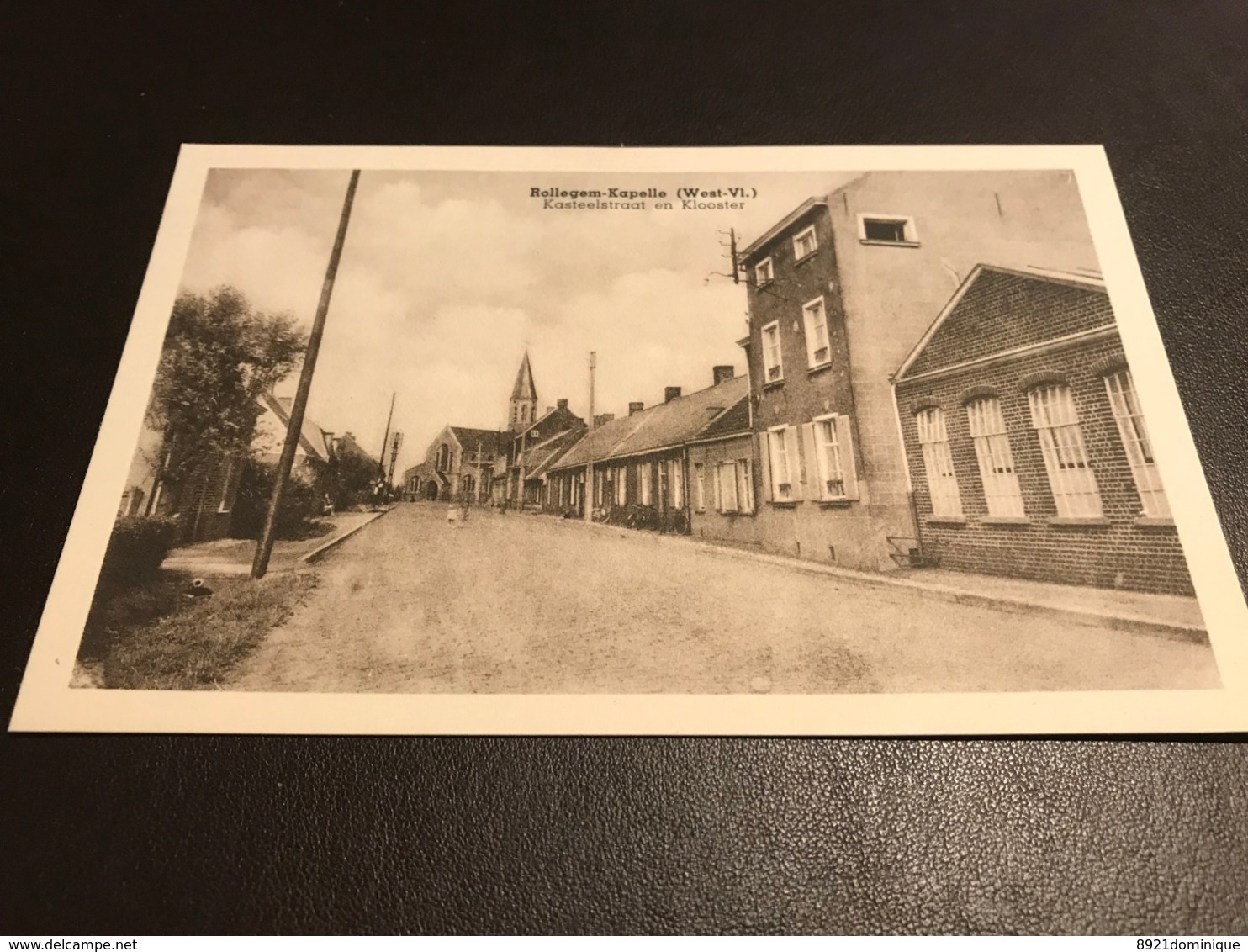 Rollegem-Kapelle  Ledegem - Kasteelstraat En Kloostererkbinnenzicht  -  Uitg. Gezusters Vandenweghe - Ledegem