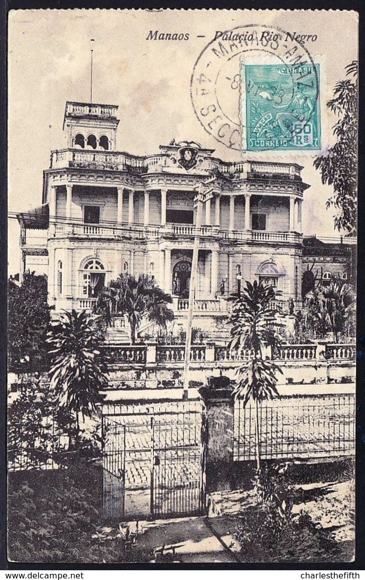 BRASIL - MANAOS -- PALACIO RIO NEGRO 1933 - Manaus