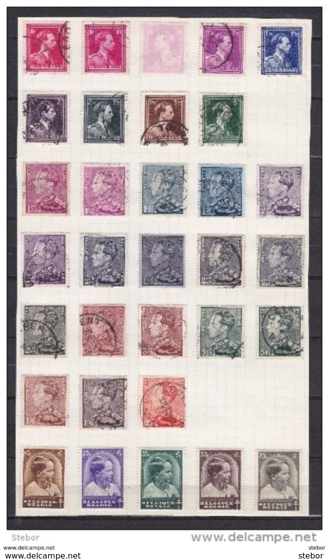 Belgie Kleine Verzameling */G, Zeer Mooi Lot 3750 (2 Scans) - Collections (sans Albums)