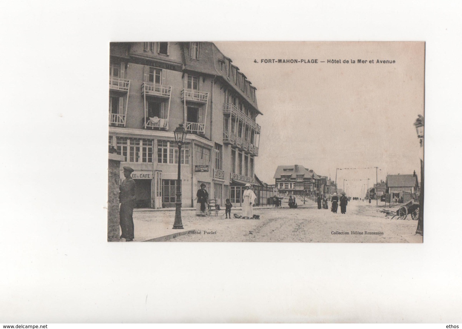 Fort Mahon En 1908...3 CPA HOTEL DE LA MER.. - Fort Mahon