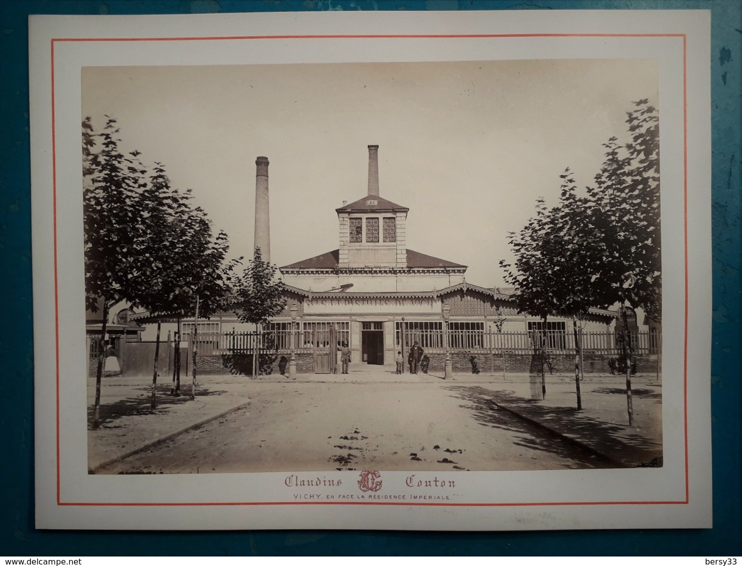 VICHY - FABRIQUE DE SELS ET PASTILLES - Photographie Ancienne Albuminée De Claudius Couton - Anciennes (Av. 1900)