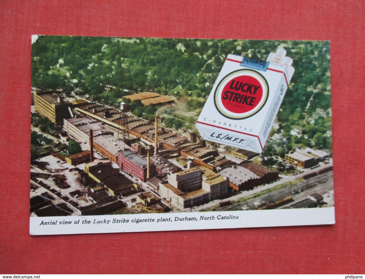Lucky Strike Cigarette Plant Durham NC > Ref 3635 - Advertising