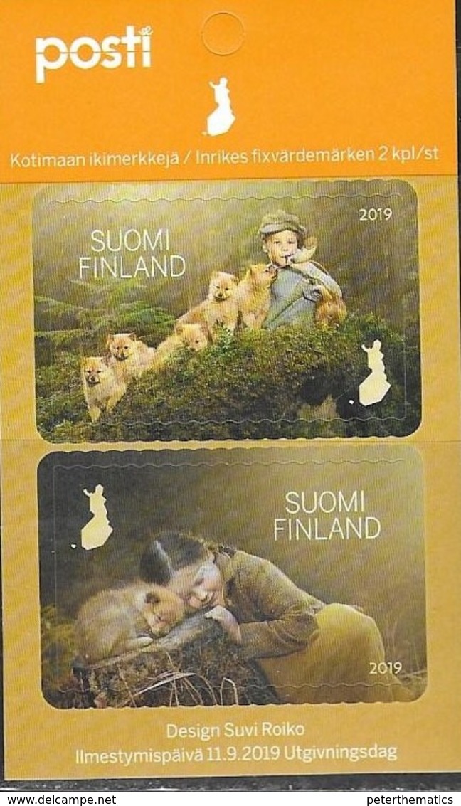 FINLAND, 2019, MNH, FOREST HIKE, FAUNA, 2v - Sonstige & Ohne Zuordnung