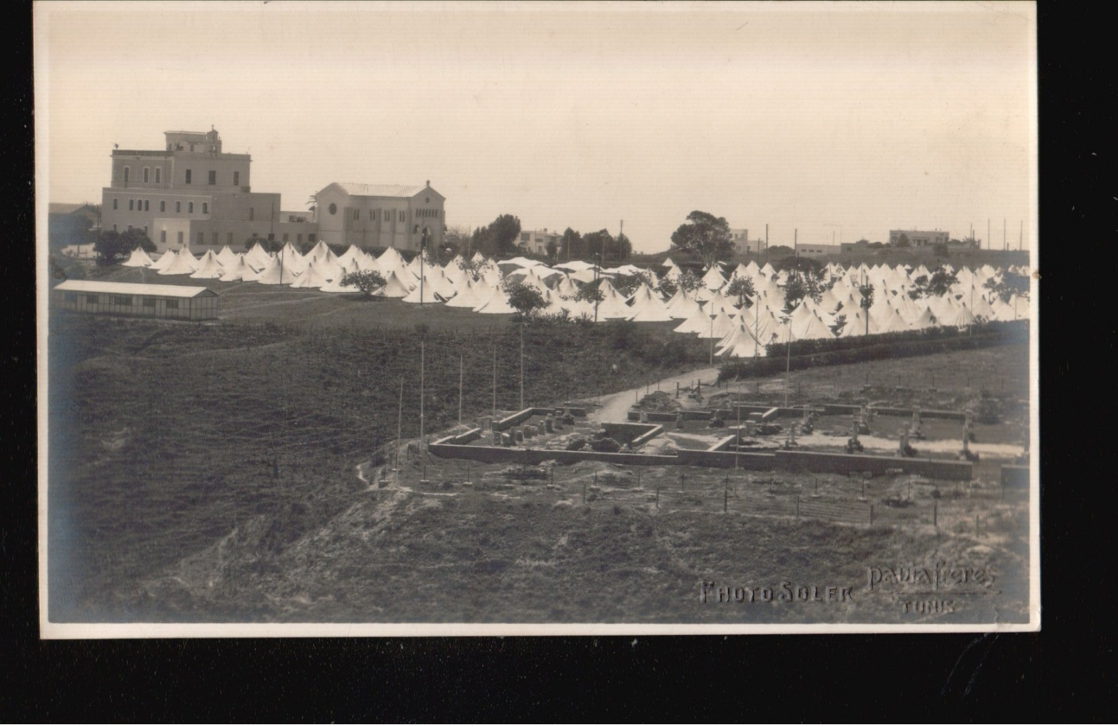 CPA044.....CARTE PHOTO CARTHAGE ...CONGRES EUCHARISTIQUE INTERNATIONAL 1930 - Tunisie