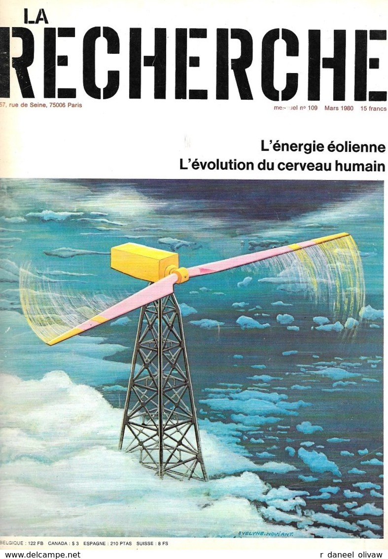 La Recherche N° 109 -  Mars 1980 (TBE+) - Sciences