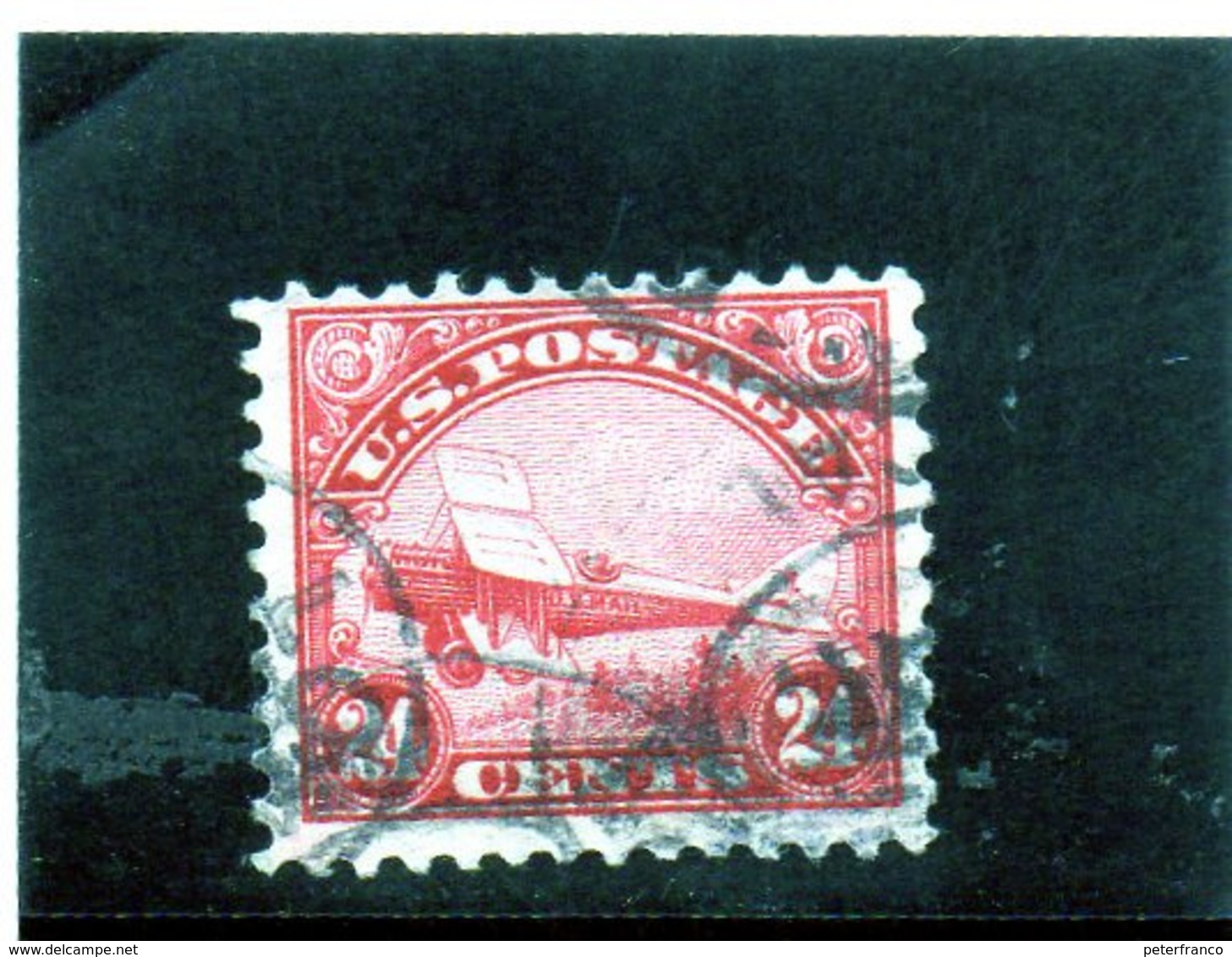 B - 1923 Stati Uniti .- Biplano DeHaviland - Used Stamps