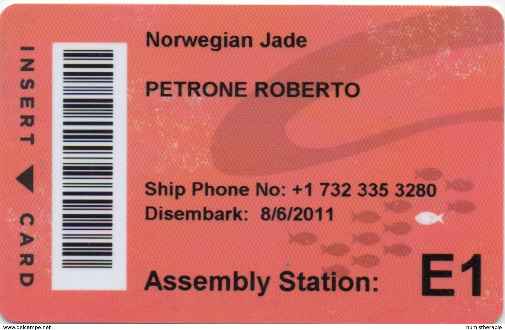 Carte De Croisière : NCL Norwegian Cruise Line : Norwegian Jade 2011 - Autres & Non Classés