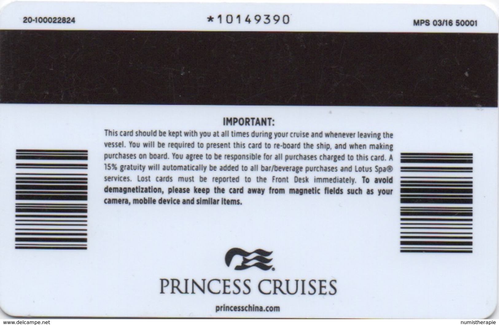 Carte De Croisière : Princess Cruises (Bilangue En Chinois) : Majestic Princess 2017 - Autres & Non Classés