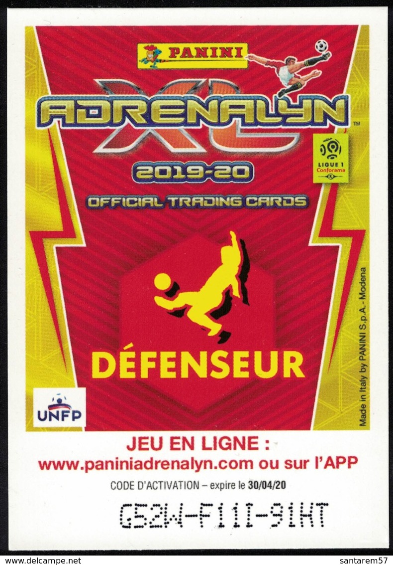 Panini Football Ligue 1 Adrenalyn XL 2019 - 2020 Hiroki Sakai Marseille - Trading Cards