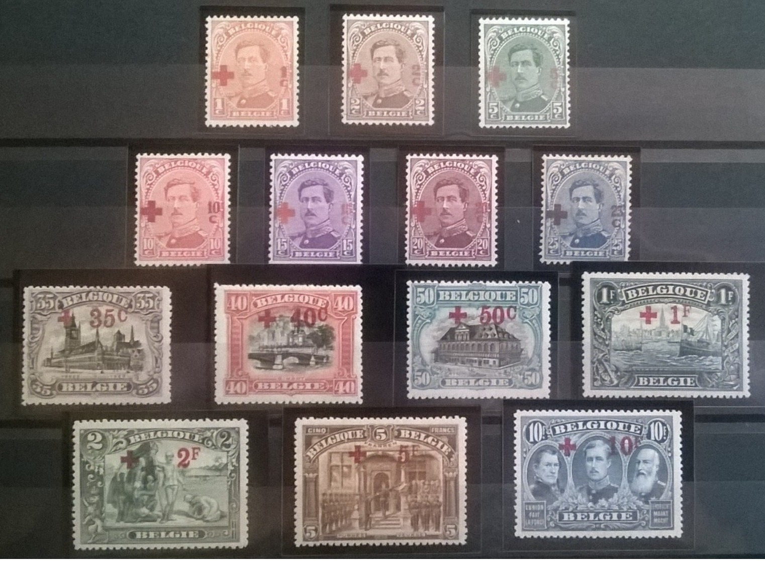 Belgium 1918 - OBP Nr 150/63 MNH** POSTFRIS / Shipping: FREE (REGISTERED) - 1918 Rotes Kreuz